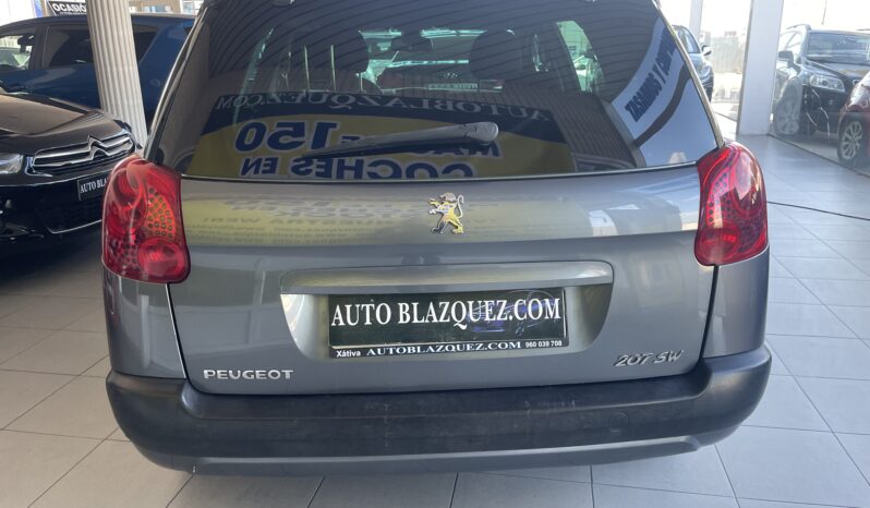 Peugeot 207 1.6Hdi 90Cv 5P Ranchera lleno